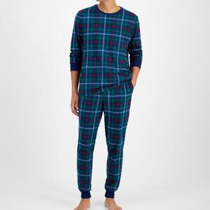 #943 Holiday Lane Men's Family Plaid Cotton Matching Family Pajamas Set
